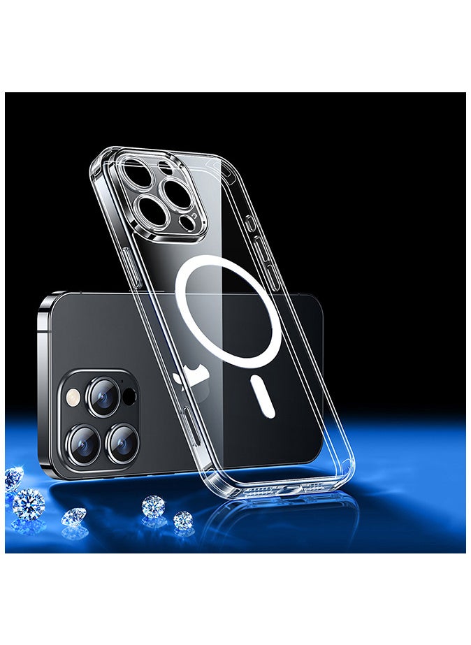 Generic - Ultra Thin iPhone Clear Case, Case with Shockproof Protection, Anti-Yellowing,Shock Absorption,Strong Magnet,Cell Phone Case iPhone Case Clear for iPhone 16 Pro Max - Image 1