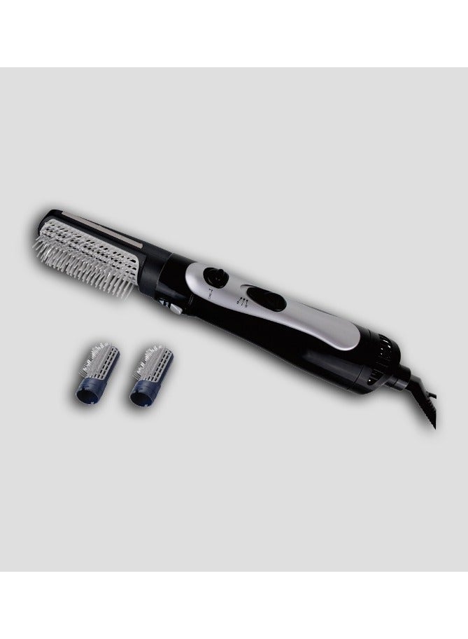 RE-2013-1 Electric Hair Styler Brush With 2 Attachment 1200W - Image 1