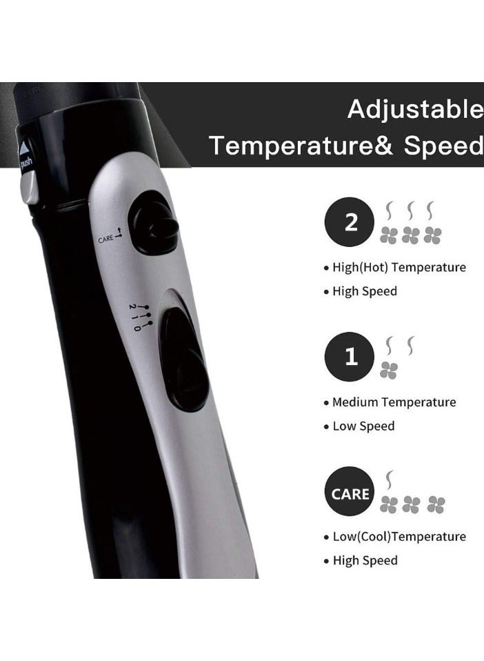 RE-2013-1 Electric Hair Styler Brush With 2 Attachment 1200W - Image 3