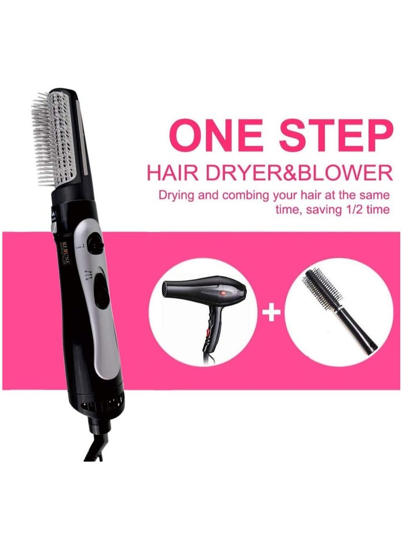 RE-2013-1 Electric Hair Styler Brush With 2 Attachment 1200W - Image 5