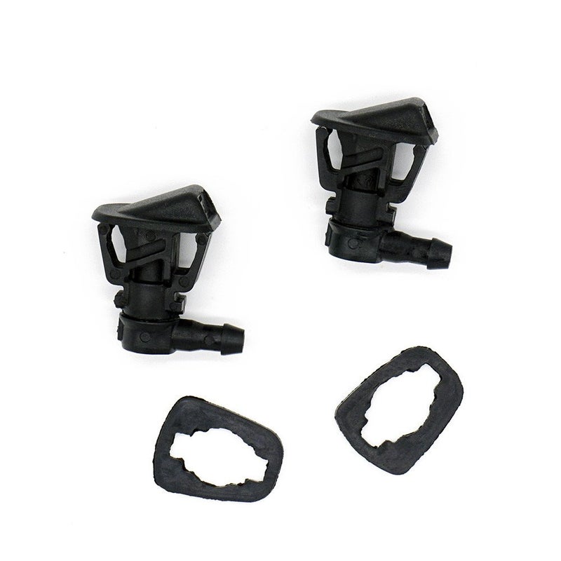 2 Windshield Washer Nozzle Kit fit for 2013 2014 2015 2016 2017 Jeep Wrangler Replacement for 68164356AB