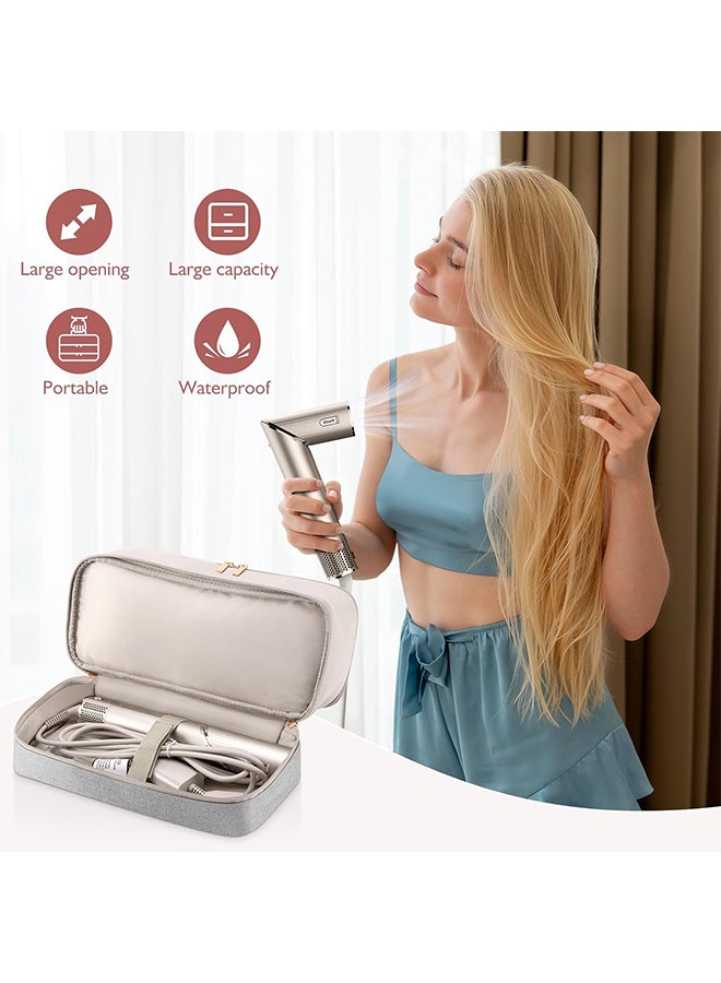 Hair Dryer Travel Case, Double Layer Hair Accessories Storage, Hair Dryer, Styler, Comb - Image 5