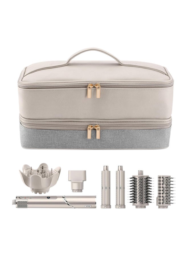 Hair Dryer Travel Case, Double Layer Hair Accessories Storage, Hair Dryer, Styler, Comb - Image 1