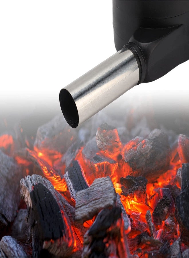 هوفي منفاخ هواء يدوي للمدفأة، منفاخ يدوي صغير وخفيف الوزن ومتعدد الأغراض وموفر للوقت، مروحة شواء يدوية محمولة للتخييم وإشعال النار - Image 2