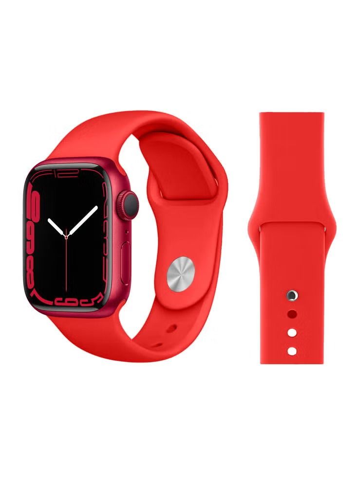 Zaboon Solid Silicone Replacement Band For Apple Watch 41/40/38mm Series 7/6/5/4/SE - Image 1