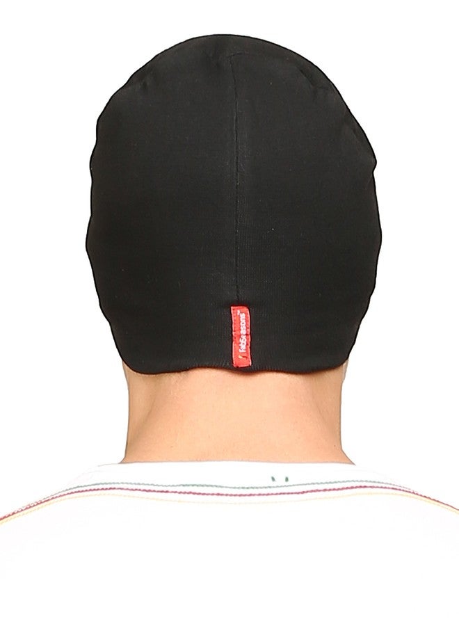 FabSeasons Cotton Skull Cap (Black) - Image 4