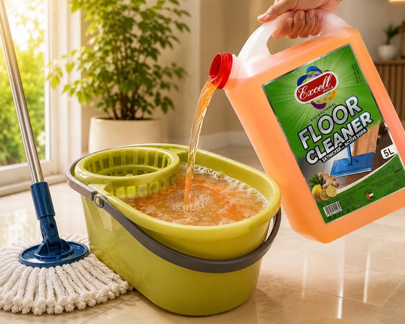 Servewell Excell Antibacterial Floor Cleaner Lemon 5L - Image 3