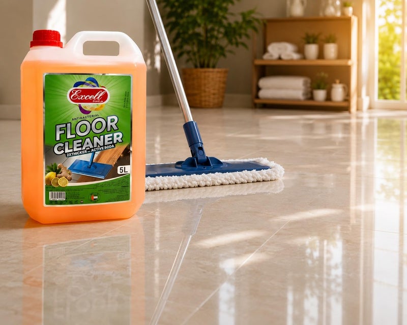 Servewell Excell Antibacterial Floor Cleaner Lemon 5L - Image 4