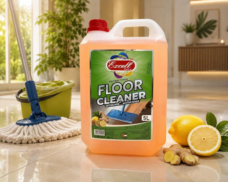 Servewell Excell Antibacterial Floor Cleaner Lemon 5L - Image 2