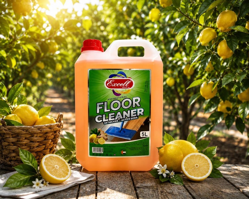 Servewell Excell Antibacterial Floor Cleaner Lemon 5L - Image 5