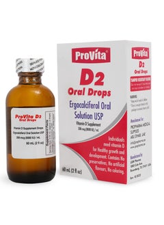 ProVita PROVITA Vitamin D2 Ergocalciferol 8000 IU per ML Oral DROPS  - Image 1