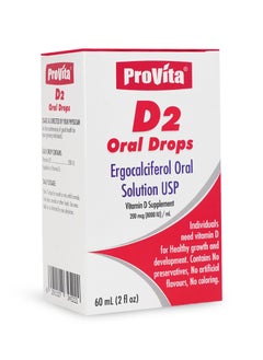 ProVita PROVITA Vitamin D2 Ergocalciferol 8000 IU per ML Oral DROPS  - Image 2