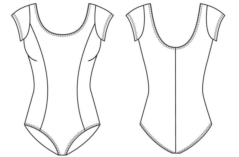 Mirella Women's Princess Seam Cap Sleeve Dance Leotard Lilac Small - Image 3