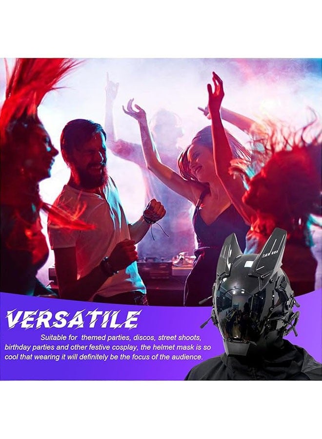 general Cyberpunk Robot Mask - Gothic Cyberpunk Adult Helmet, Futuristic Punk Tech, Cosplay Mask, Cosplay Party, Music Festival - Image 2