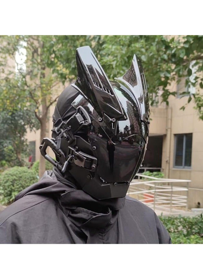 general Cyberpunk Robot Mask - Gothic Cyberpunk Adult Helmet, Futuristic Punk Tech, Cosplay Mask, Cosplay Party, Music Festival - Image 5
