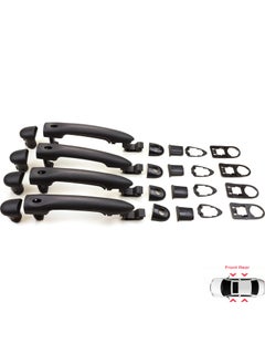 Bross Otomotiv Bross Automotive BDP1166-1 Renault Fluence Megane 3 Clio 4 Scenic 3 Captur 1 4 Pieces Sensor Exterior Door Opening Handle Primed 806706656R 