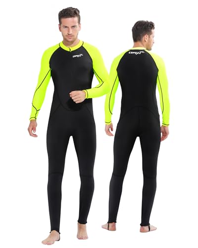 COPOZZ Mens Wetsuit Full Body UV Protection Wet Suit for Surfing Diving Snorkeling - Image 1