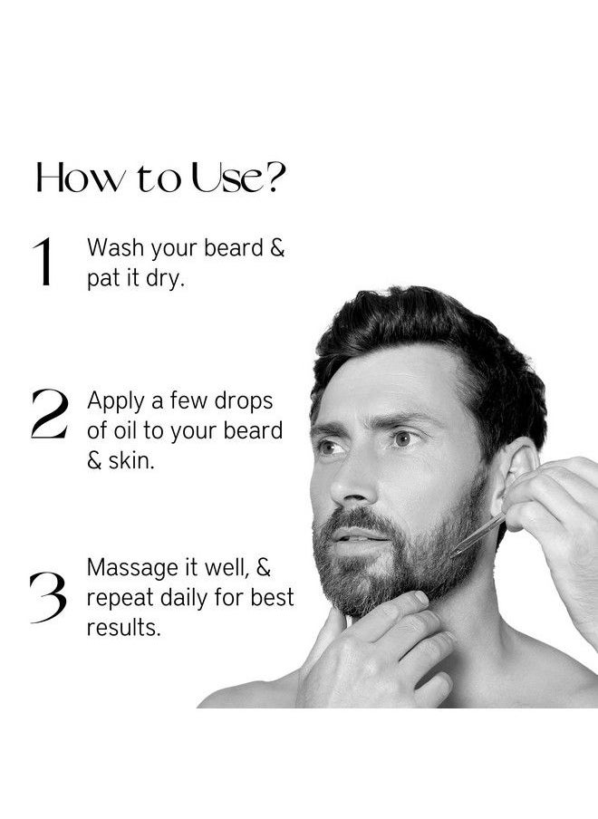 NOURISH MANTRA - Advanced Beard Growth Oil/Made With Capilia Longa Argan Oil Vitamin E And Jojoba Oil/For Fuller Thicker And Healthier Beard Growth 30Ml - Image 1
