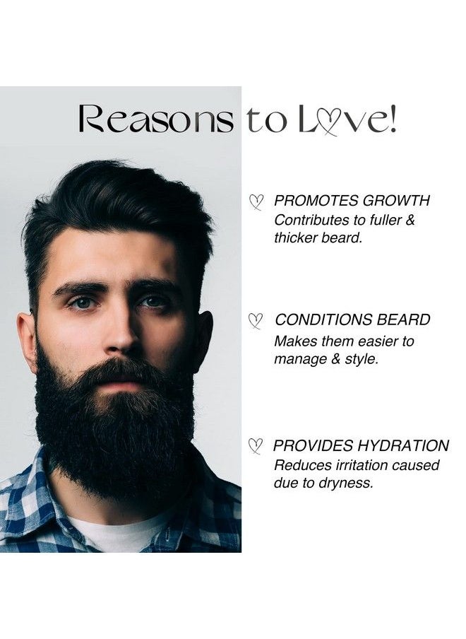 NOURISH MANTRA - Advanced Beard Growth Oil/Made With Capilia Longa Argan Oil Vitamin E And Jojoba Oil/For Fuller Thicker And Healthier Beard Growth 30Ml - Image 1