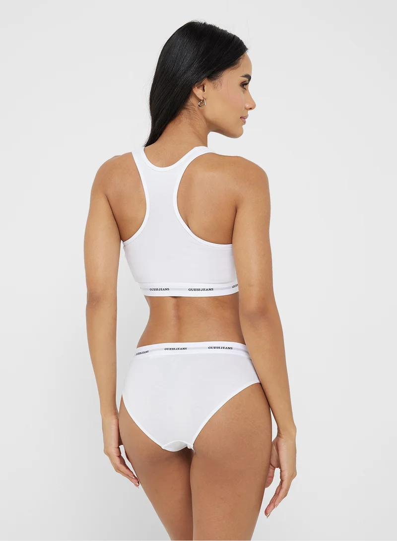 Guess Jeans Logo Band Detail Bikini Brief