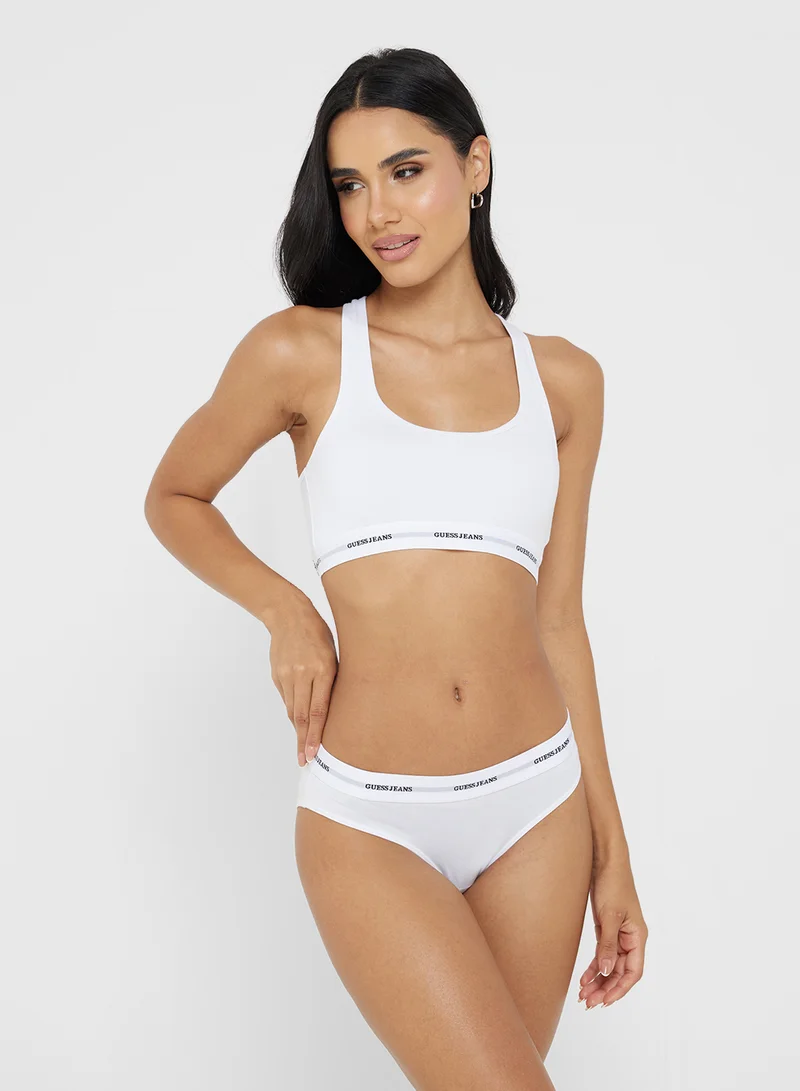 Guess Jeans Logo Band Detail Bikini Brief