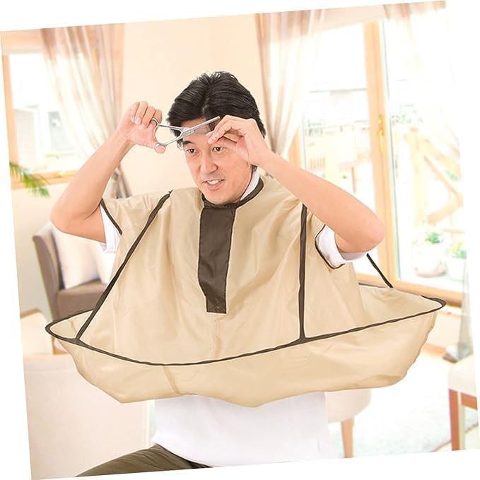 Lavnik Jumbo Haircut Cloak Salon Barber Stylist Barber Cloak Haircut Cape Umbrella Accessory Hair Cutting Catcher Haircut Smock Work Jackets for Men Man Suite Hair Dye Haircut Cape for Adults - Image 3