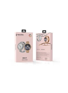 Haino Teko Germany RW51 Smart Watch for Women with Round AMOLED Display This version of the smart watch comes in the color: Silver Water Resistant Operating System: Android