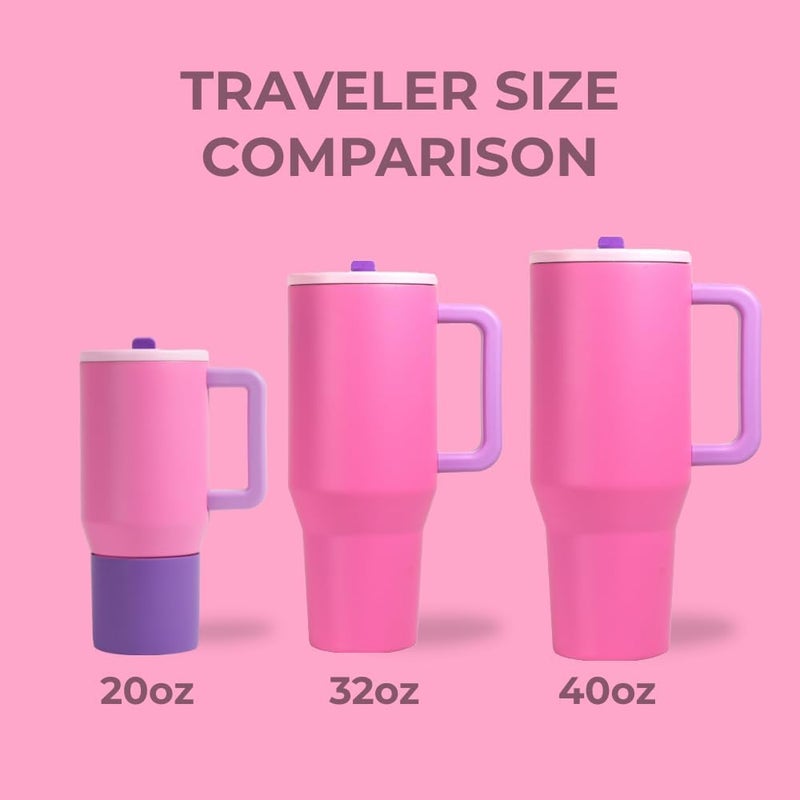 HydroJug Traveler (32oz): Pink Sugar - Image 3