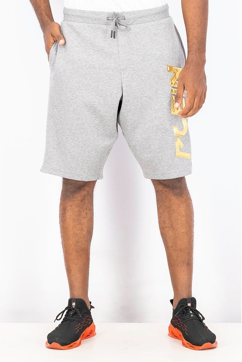 DIESEL Men Sportswear Fit Training Short, Grey Heather  - Image 1