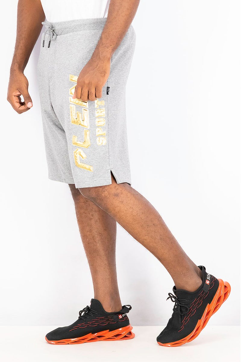 DIESEL Men Sportswear Fit Training Short, Grey Heather  - Image 4