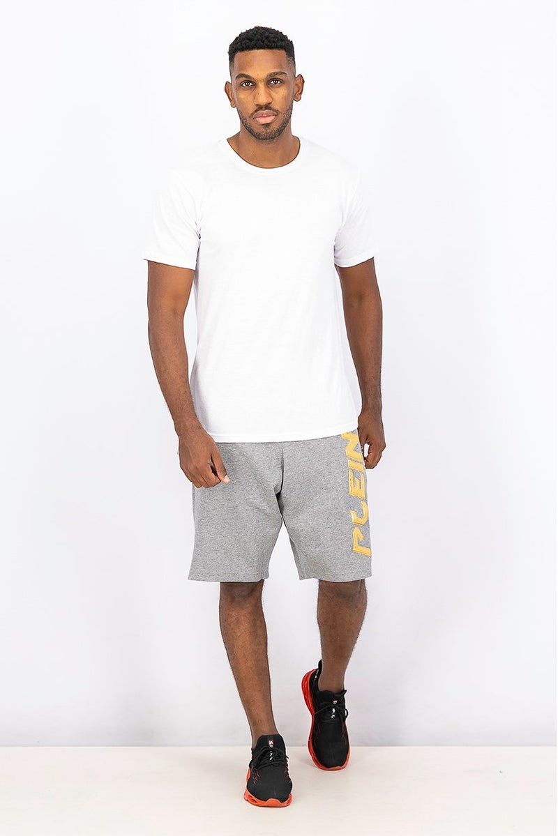 DIESEL Men Sportswear Fit Training Short, Grey Heather  - Image 2