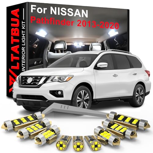 WLTATBUA LED Interior Light Kit Package Replacement for NISSAN Pathfinder R52 2013 2014 2015 2016 2017 2018 2019 2020 - Image 1