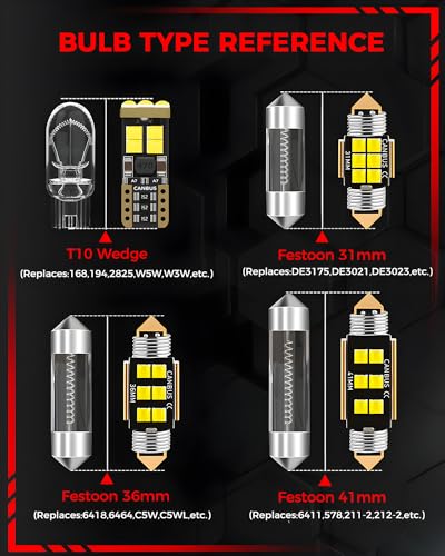 WLTATBUA LED Interior Light Kit Package Replacement for NISSAN Pathfinder R52 2013 2014 2015 2016 2017 2018 2019 2020 - Image 5