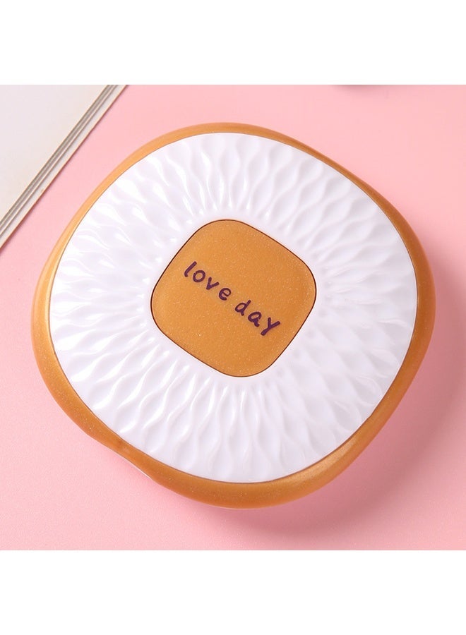 Portable Makeup Mirror Pocket Handheld Round Folding Mirror - Image 2