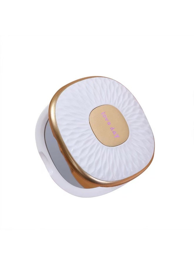 Portable Makeup Mirror Pocket Handheld Round Folding Mirror - Image 3