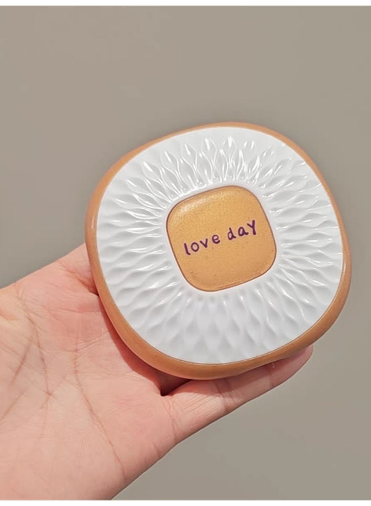 Portable Makeup Mirror Pocket Handheld Round Folding Mirror - Image 5