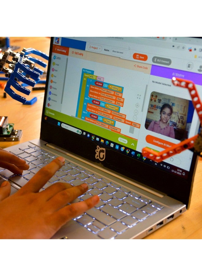 أفيشكار مجموعة أدوات روبوتية وعلوم الذكاء الاصطناعي 3 في 1 من أفيشكار ميكس، ألعاب روبوتية للأعمار من 8 و9 و10 و11 و12 عامًا، مجموعة بناء وإنشاء مع أكثر من 150 قطعة، هدية تعليمية STEM للأولاد والبنات، صنع في الهند - Image 5