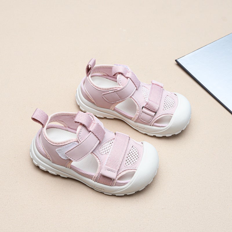 Children'S Sandals 2025 Boys' Closed-Toe Sports Sandals Girls' Fashion Versatile Casual Non-Slip Sandals - Image 3