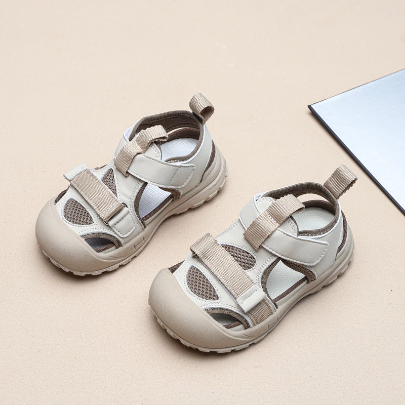 Children'S Sandals 2025 Boys' Closed-Toe Sports Sandals Girls' Fashion Versatile Casual Non-Slip Sandals - Image 1