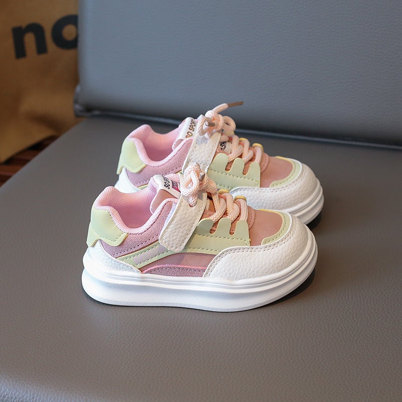 Mesh Sneakers Lightweight Flexible Sole Walking Shoes For Kids Indoor And Outdoor Activities - Image 1