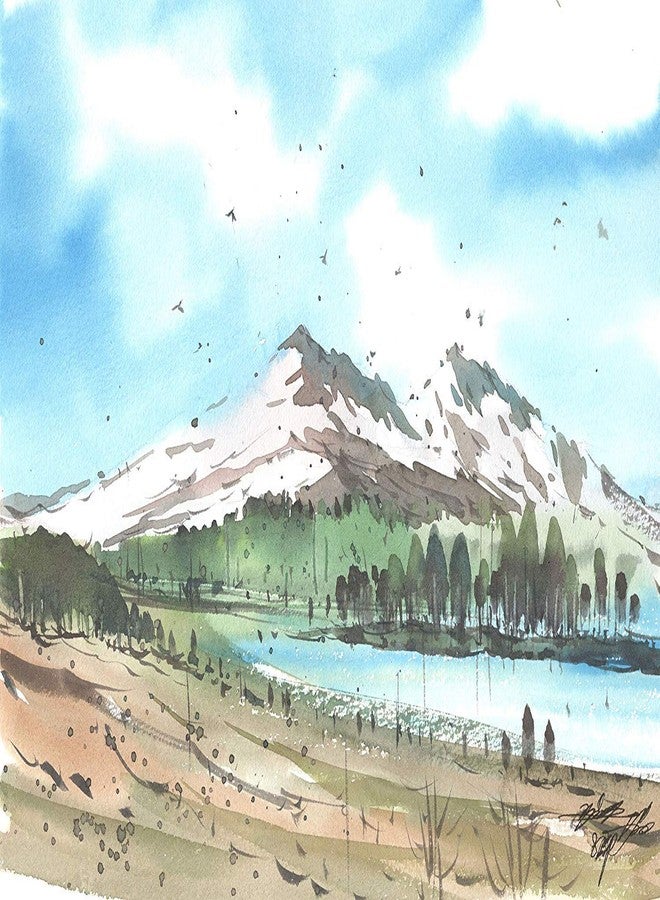 ARTO Fabriano Watercolour Paper Pack of 20 Sheets (25% Cotton, Cold Pressed) (A5, 300GSM) - Image 4
