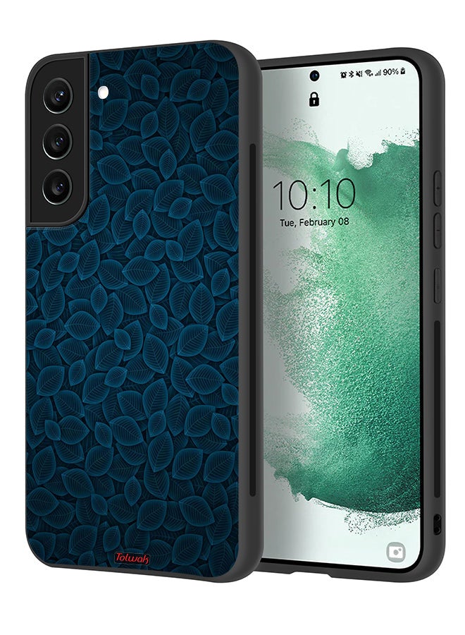 Tolwak Samsung Galaxy S22 Plus 5G Protective Case Cover Digital Art Leaves Pattern - Image 1
