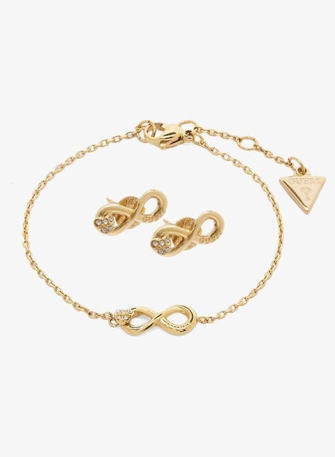 Infinity Bracelet And  Studs