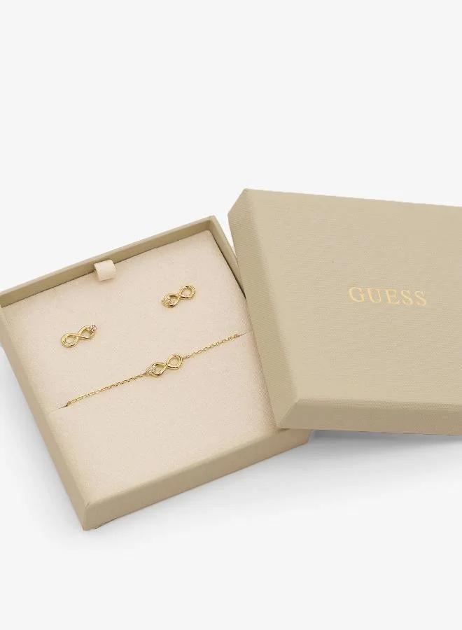 GUESS Infinity Bracelet And  Studs