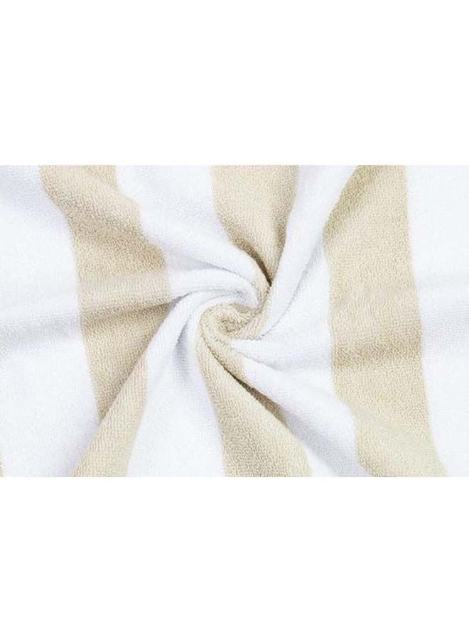 SIGNOOLA Signoola 2 Kids Beach towels 50 x 100 cm Beige Stripes, 100% cotton.  - Image 3