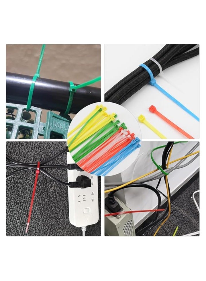 Cable Cord Tie - Set of 4 Colors Different Sizes 100 Pieces - Image 3