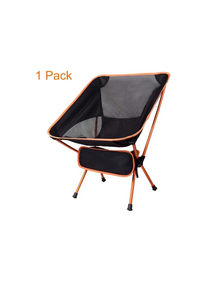 PROMASS Portable Folding Camping Chair Ultralight Outdoor Folding Chair With Carry Bag, Compact Foldable Chair For Hiking, Beach, Fishing, Picnic And Travelling Heavy Duty 130Kg Capacity 1Pcs - Image 4