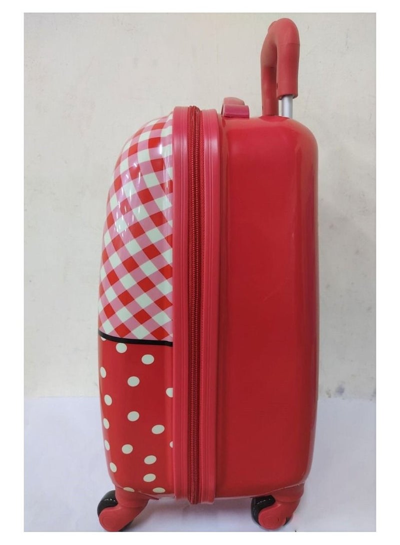 هالو كيتي أمتعة هالو كيتي للأطفال مع ملصقات قابلة لإعادة الاستخدام مقاس 18 بوصة - Image 2