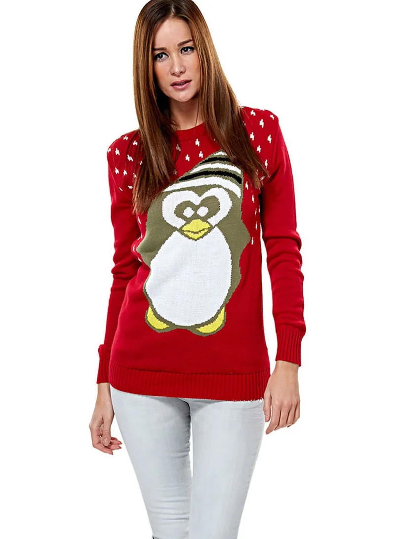 Ginger Penguin Jumper