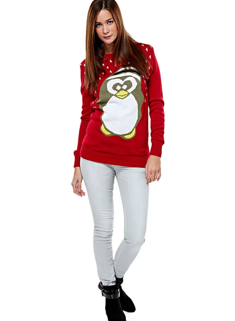 Ginger Penguin Jumper